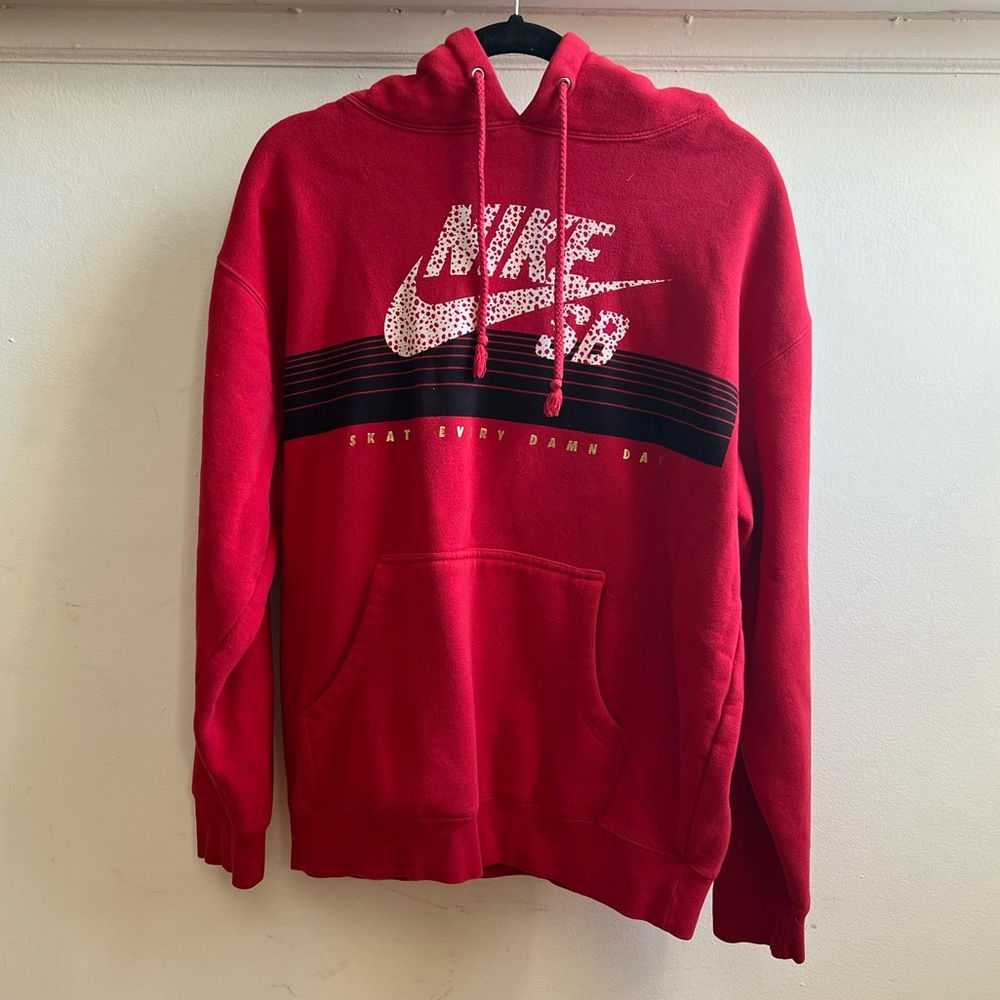 Nike SB Red Hooded Sweatshirt